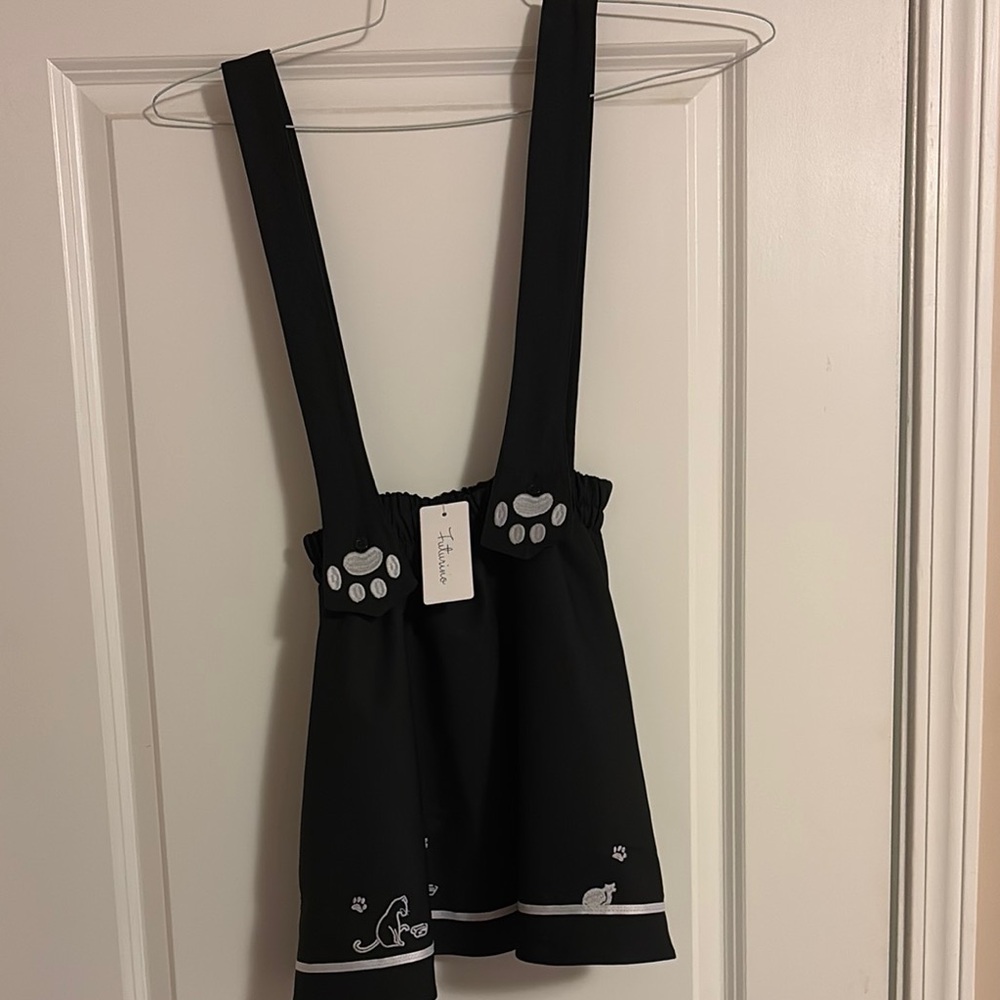 Japanese/Goth style kitty/cat themed jumper/romper